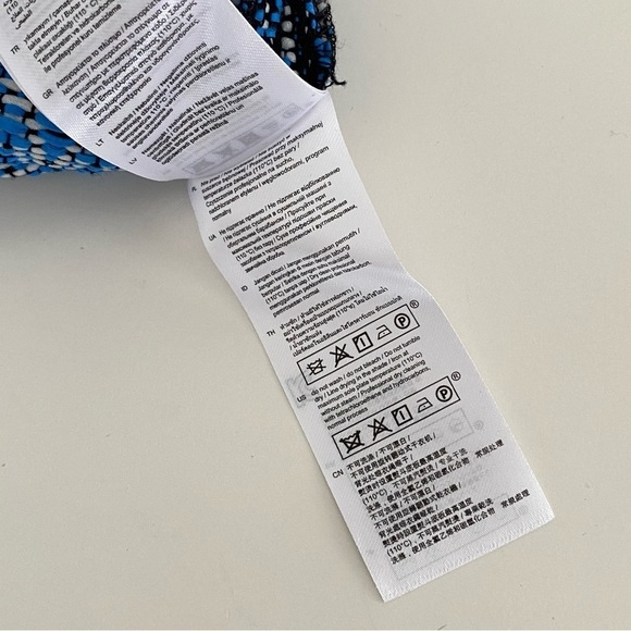 Maje Blue Loco Jacquard Sleeveless Top and Shorts 2 Pieces Set - Picture 12 of 16